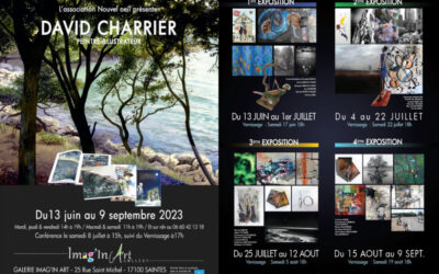 Exposition David Charrier et Expos collectives à Saintes